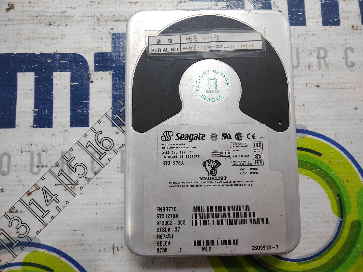 SEAGATE MEDALIST ST31276A PN 9F2002-303 HARD DRIVE