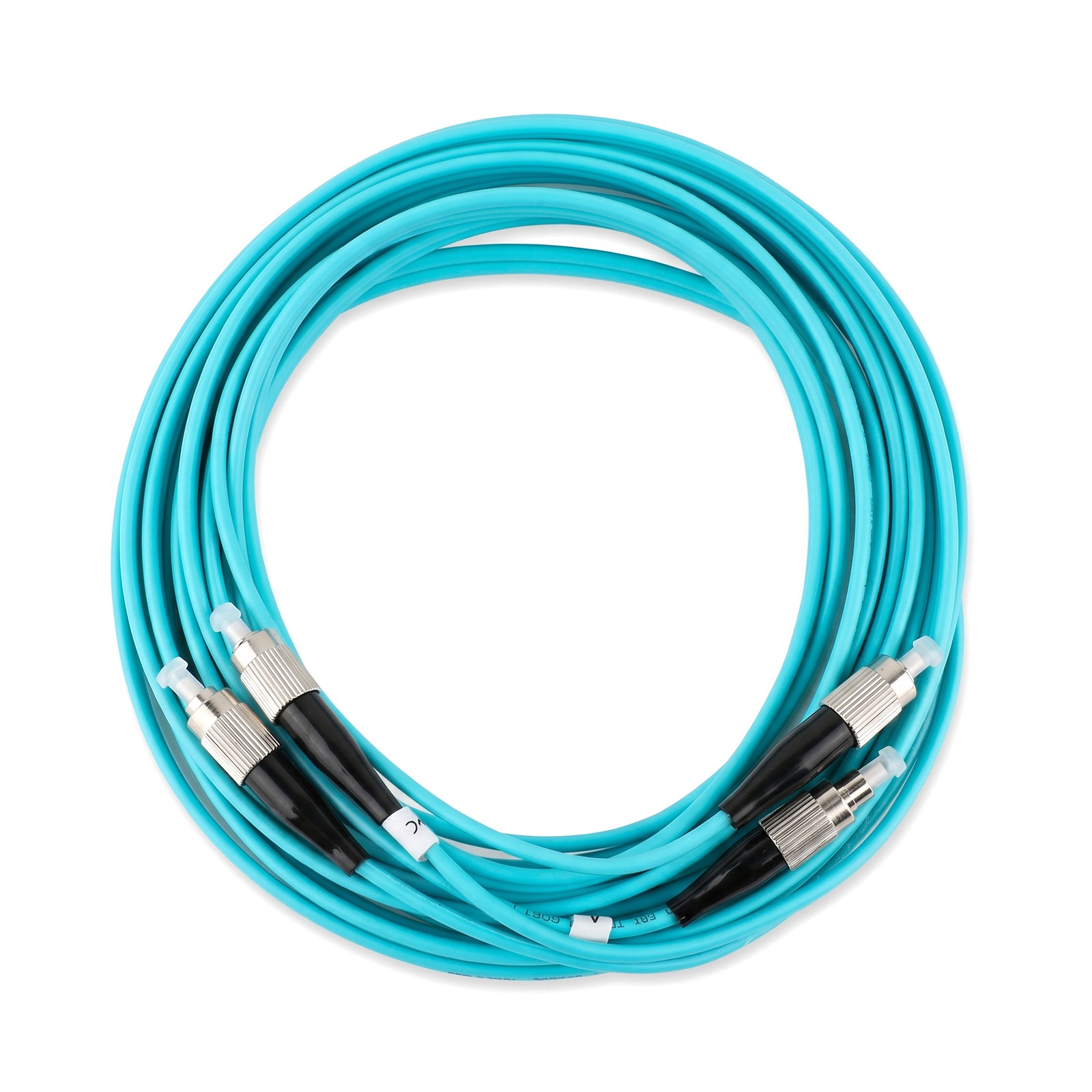 Fiber Optic Cable Patch Cord 10Gbps OM3 Multimode  Duplex FC to FC 1m-30m
