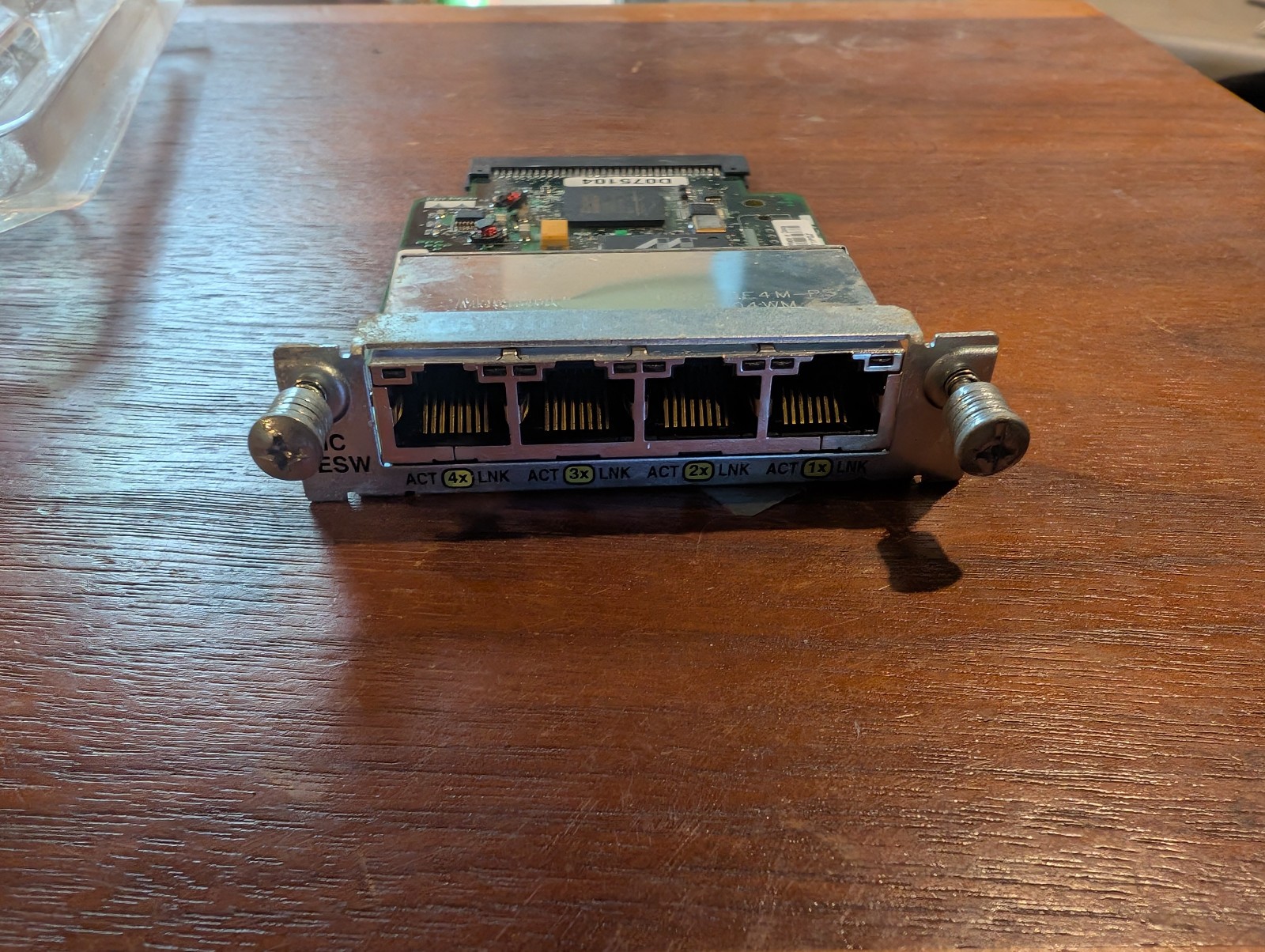 CISCO HWIC-4ESW 4 Port FE EtherSwitch Interface Card 2800 3800 2900 3900 Router
