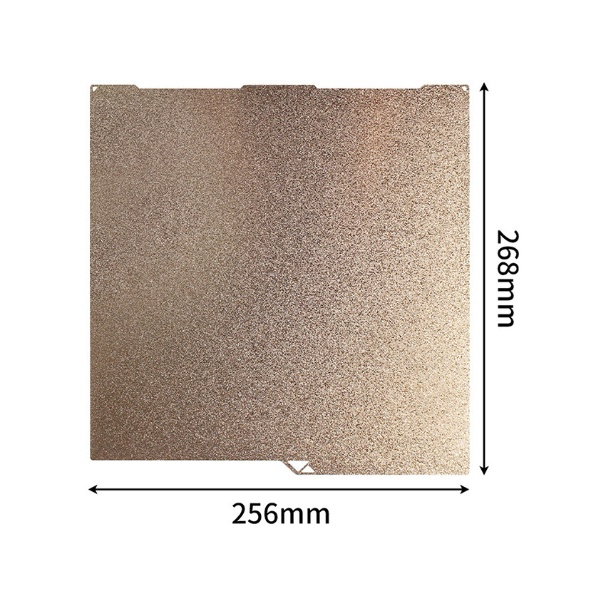 For Anycubic Kobra 3 256x268mm Double-sided PEI Powder Steel Plate 3D Printer