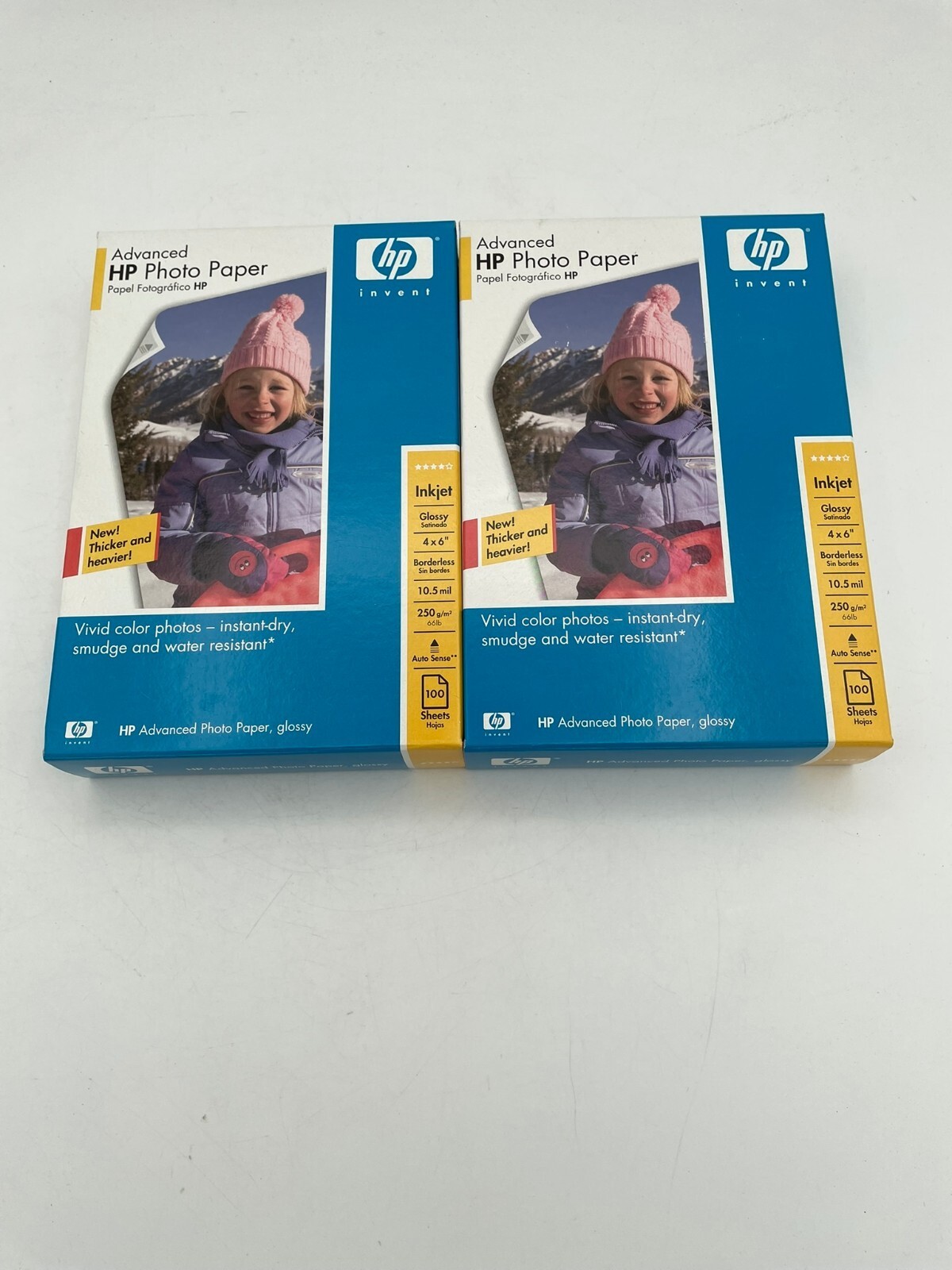 Lot of 2 Unopened Advanced HP Photo Paper Boxes