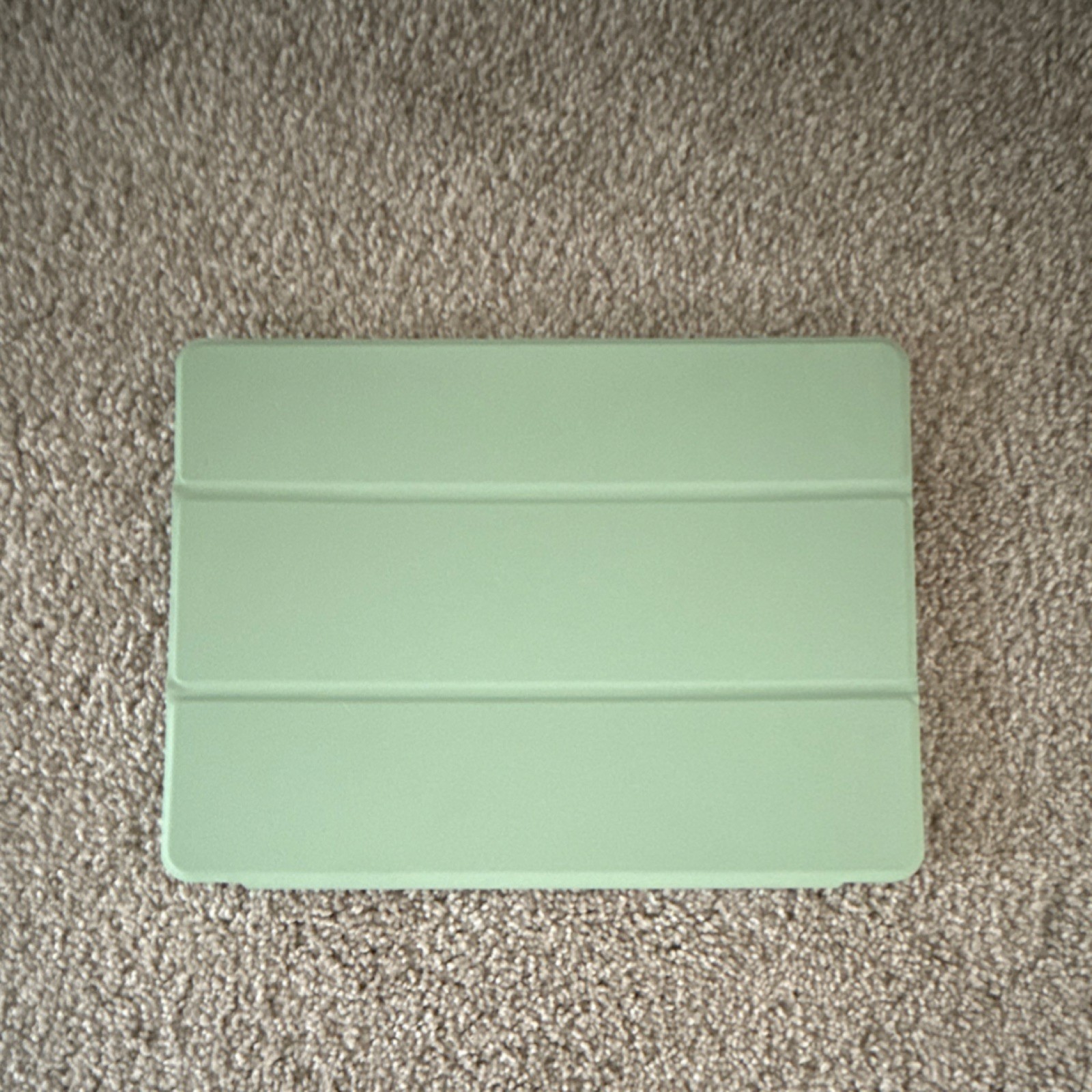 Green Rigid Plastic Folding Folio Tablet Case Freestanding Cover for Tablets