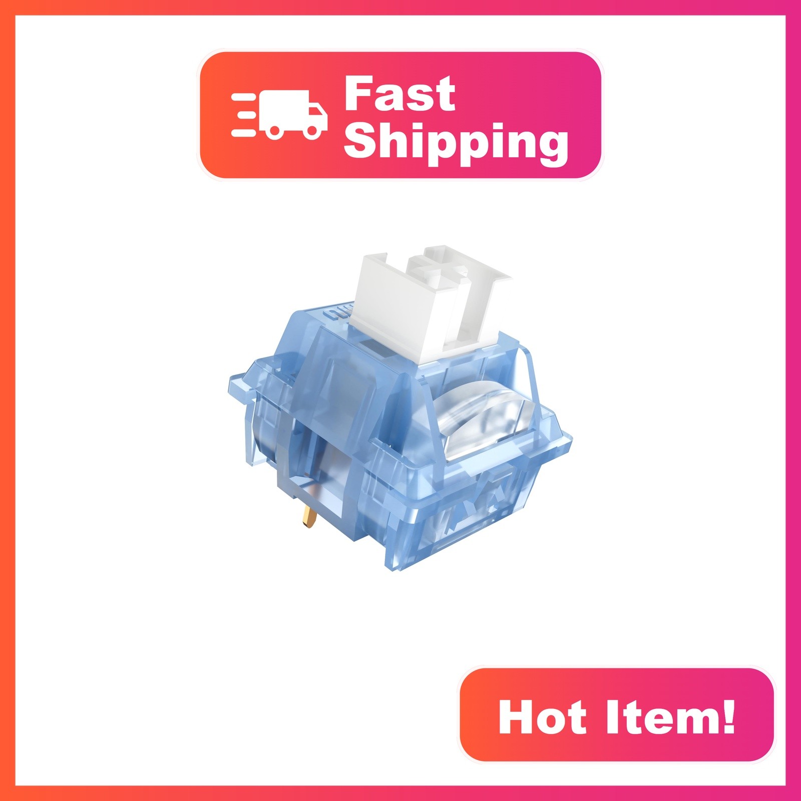 Zjmehty Outemu Ice Blue 90pcs MX Keyboard Switches
