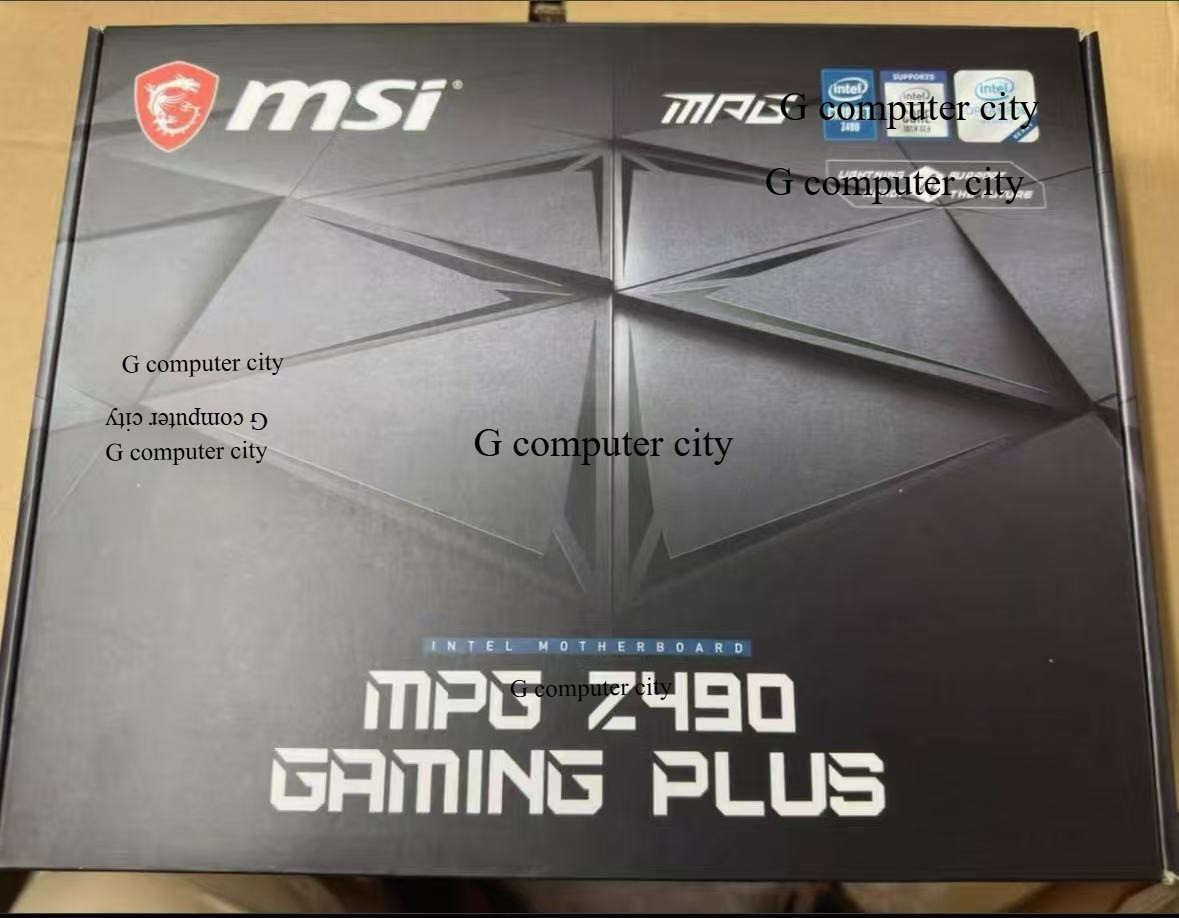 MSI MPG Z490 GAMING PLUS LGA 1200 Intel Z490 ATX Intel Motherboard