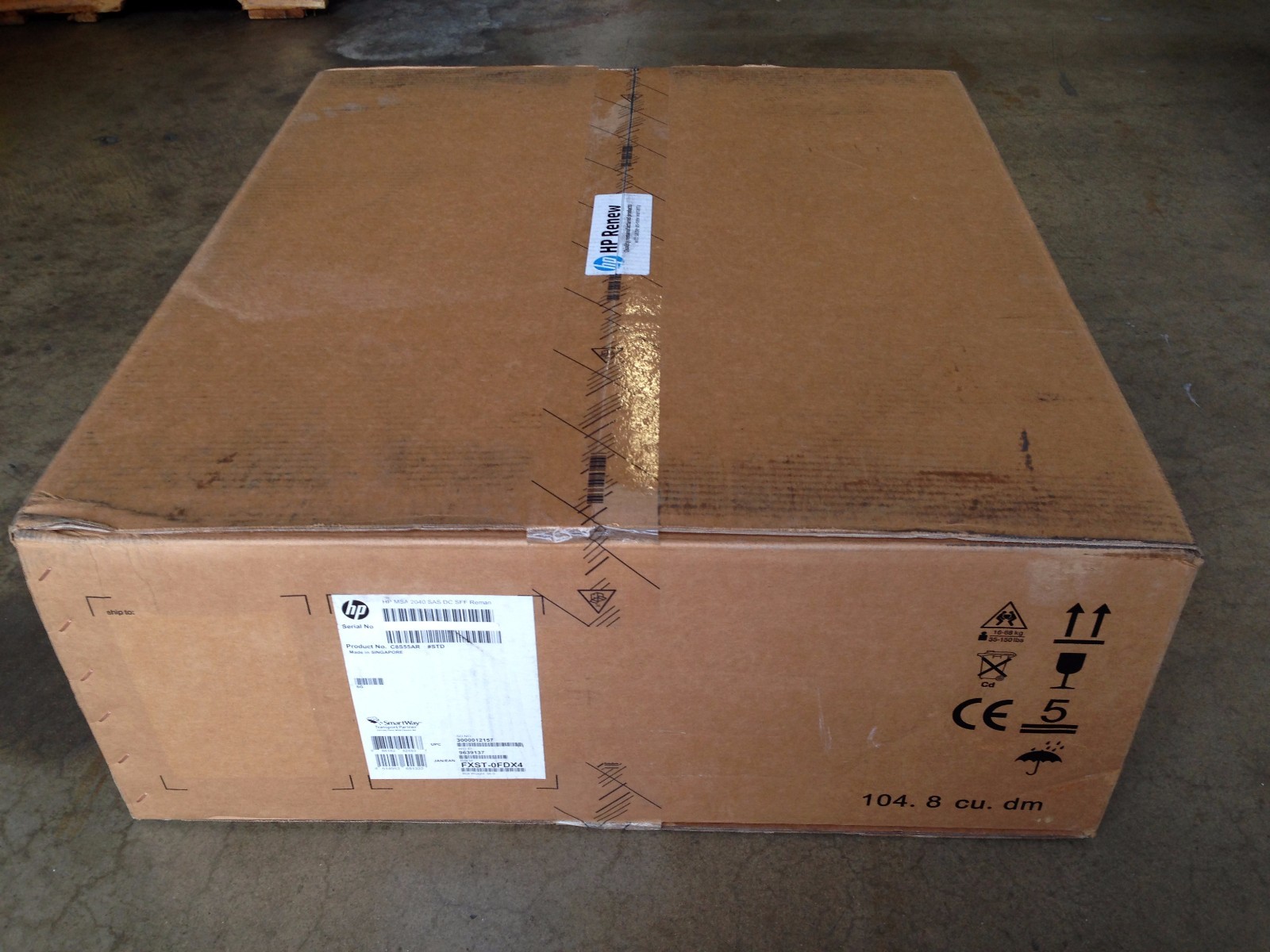 C8S55A 639410-001 HPE MSA 2040 SAS DC SFF 2.5" Storage w/2 C8S53A HPE RENEW OPEN