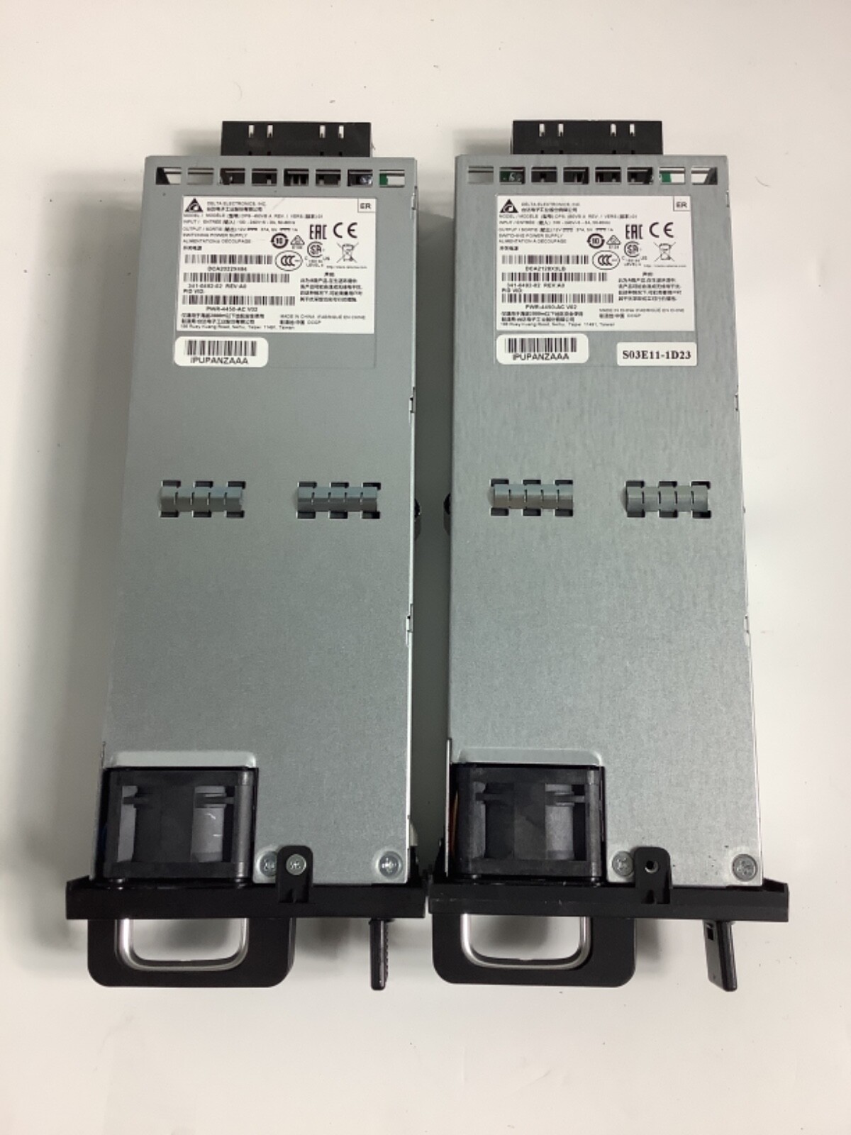 Lot of 2 Delta Electronics DPS-450VB A 341-0492-02 450W PWR-4450-AC