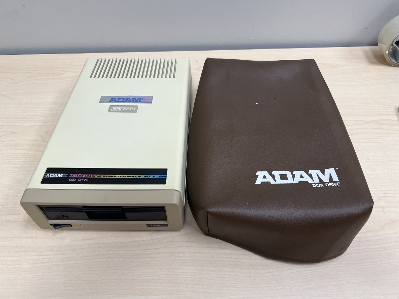 COLECO ADAM 5 1/4” DISK DRIVE ColecoVision W/ Dust Cover  UNTESTED