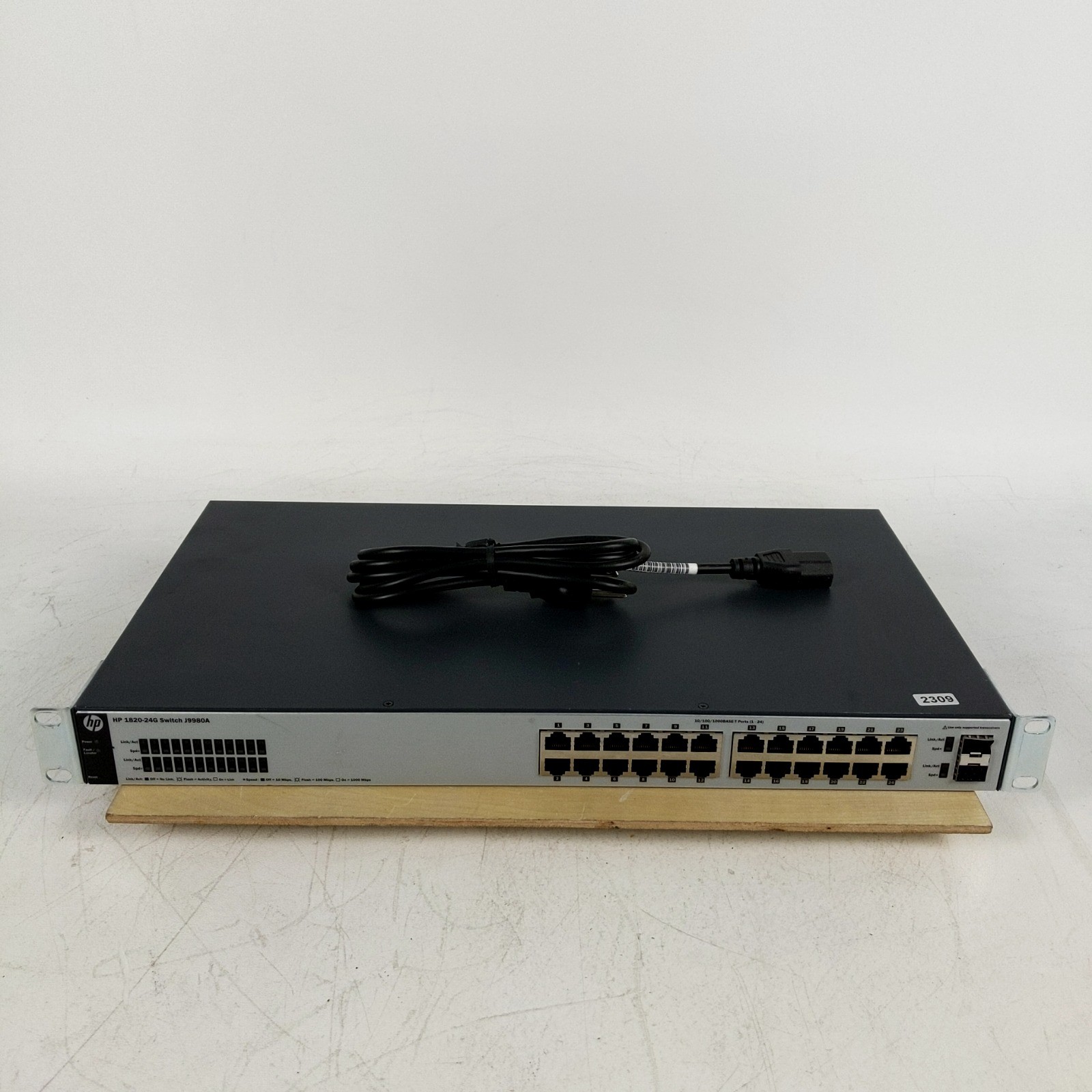 HP 1820-24G J9980A 24-Port Gigabit Ethernet Network Switch Power Cable