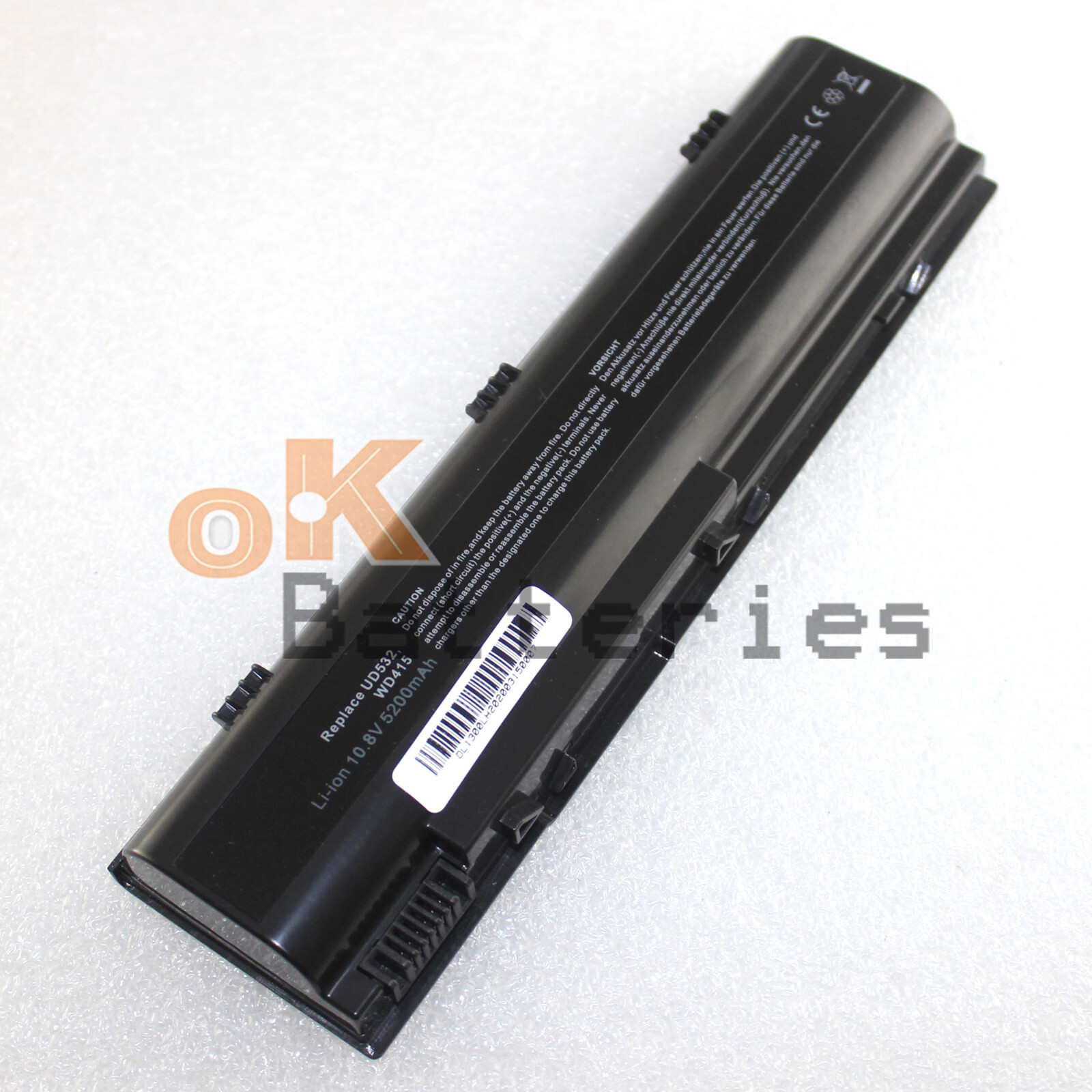 New 6Cell HD438 Battery for Dell Inspiron 1300 B120 B130 11.1V 5200mAh