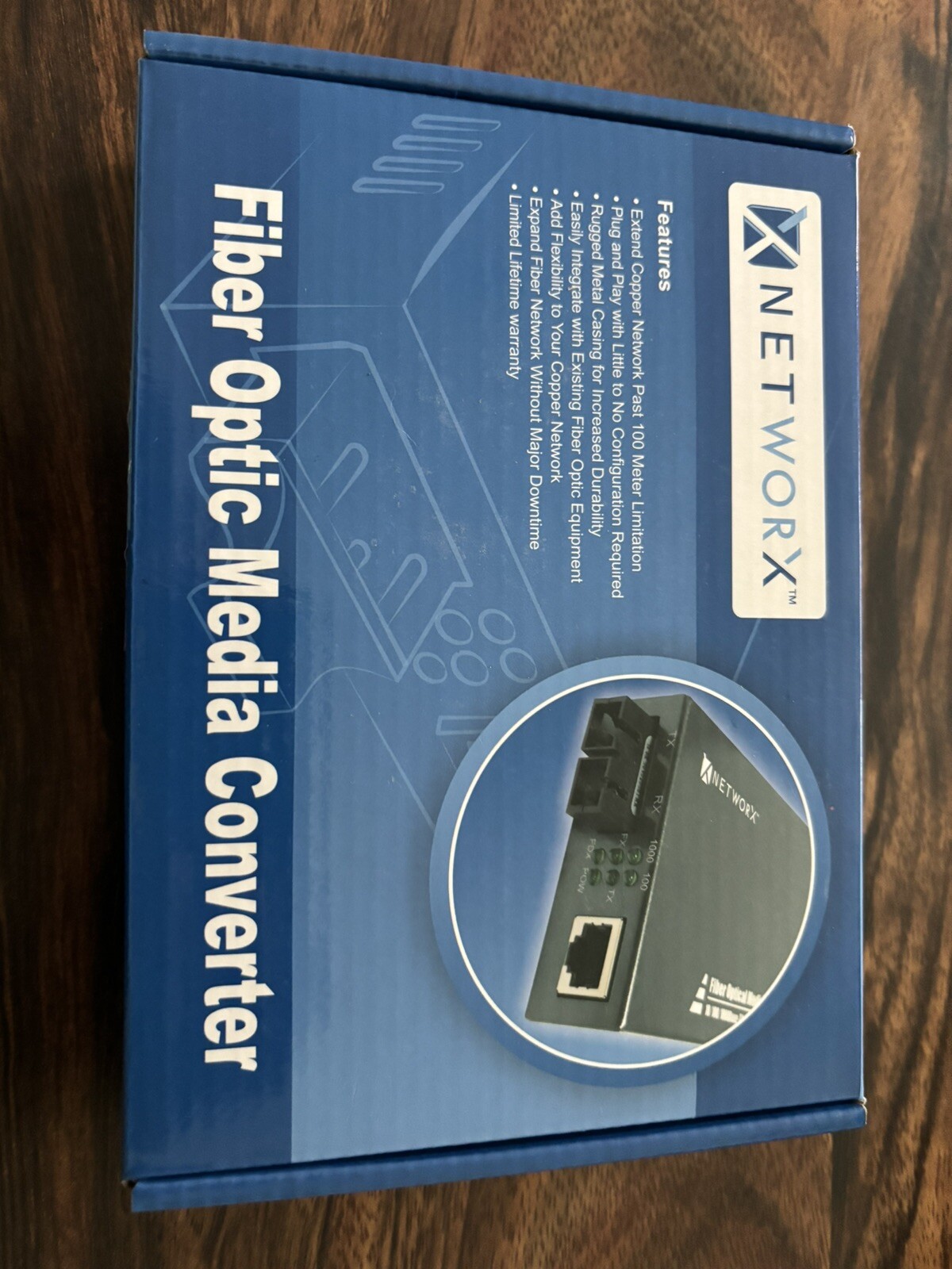 Networx Gigabit Fiber Optical Media Converter - FT-1000MM-ST,  Distance: 550m