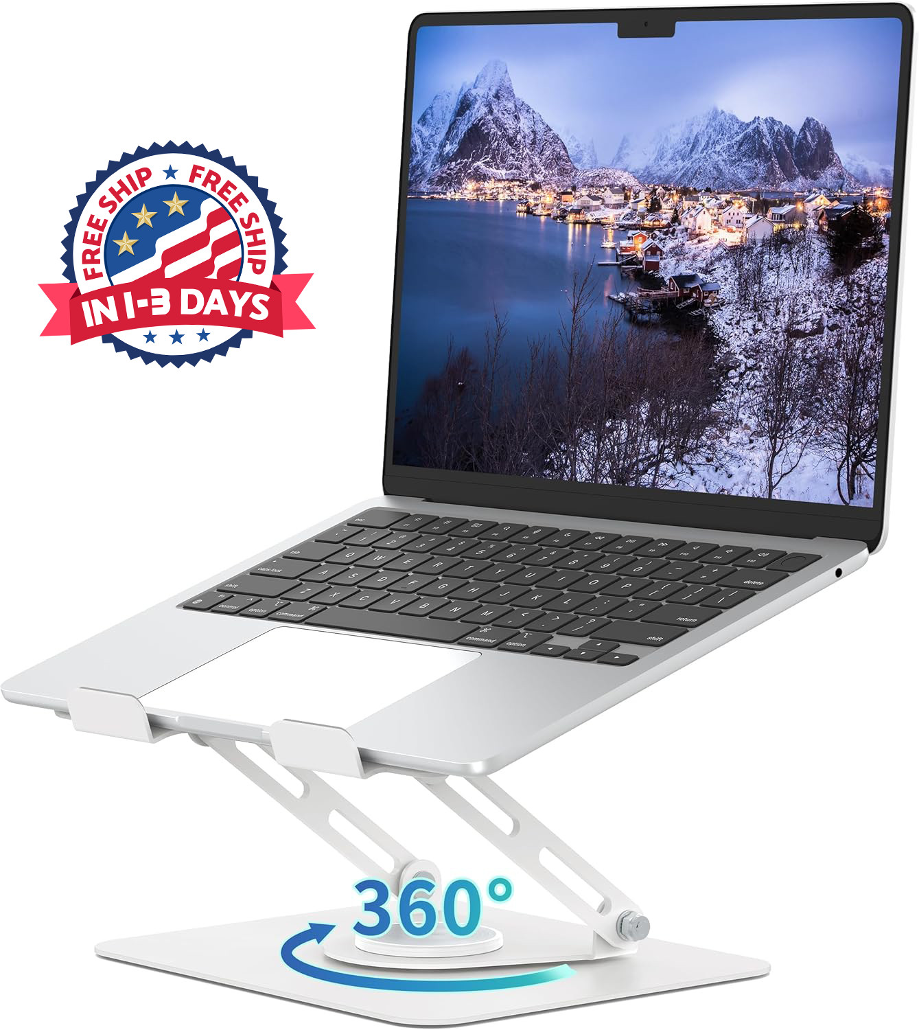 Soporte ajustable para computadora portátil Para portátiles de 10 a 15,6” NEW US