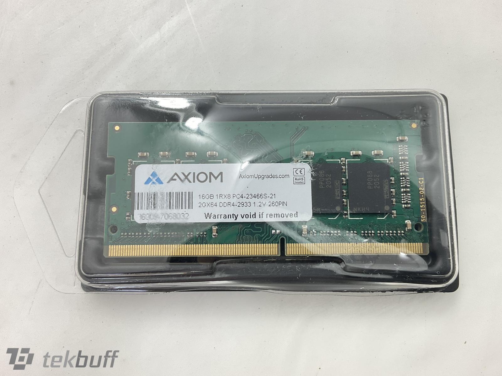 Axiom 16GB DDR4-2933 PC4-23466 CL21 1.2V 260-PIN SODIMM Memory - AX42933S21D/16G