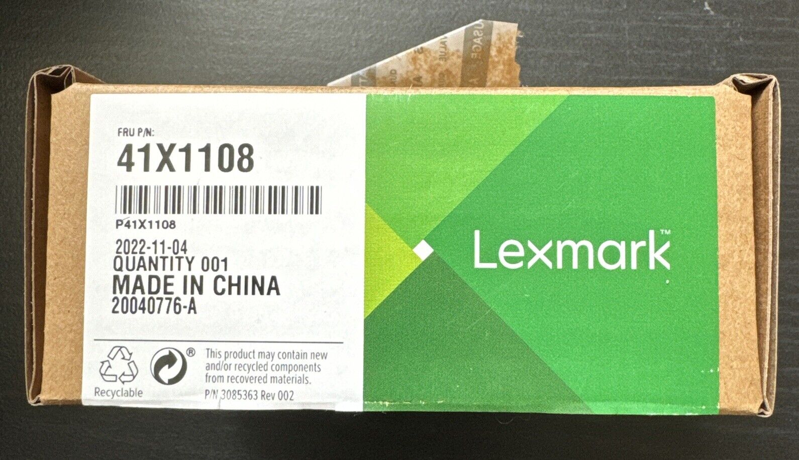 LEXMARK 41X1108 Tray 1 Pickup Roller Assembly - Genuine OEM - Open Box
