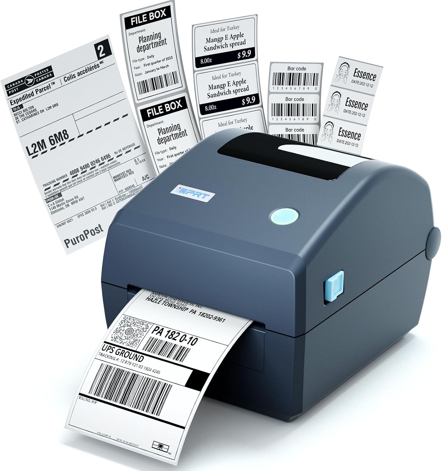Thermal Label Printer Industrial High Speed 6IPS 203 DPI Large Volume