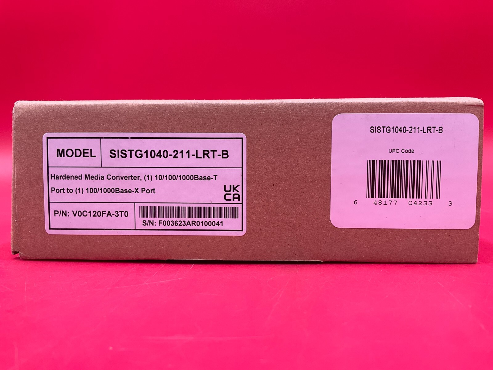 Transition Networks RJ-45 to SFP Media Converter SISTG1040-211-LRT-B ✅❤️️✅❤️️