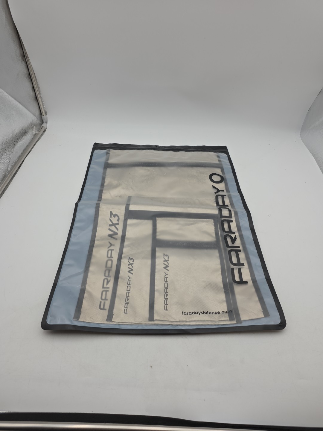 3 Pack Mega Kit NX3 Triple-Layer Cyber Fabric Faraday Bags - Fast, Easy Acces...
