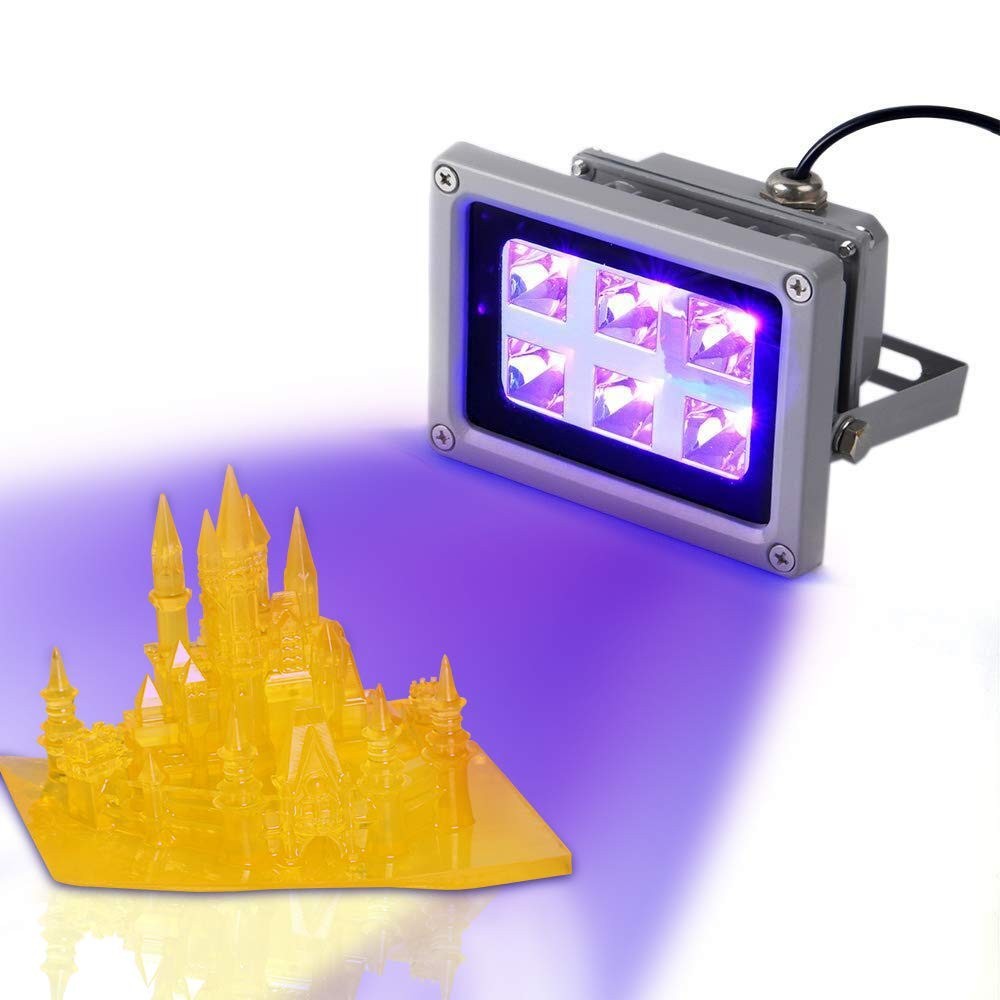 60W UV Resin Curing Light for SLA DLP LCD 3D Printing, 405nm LED Solidifier