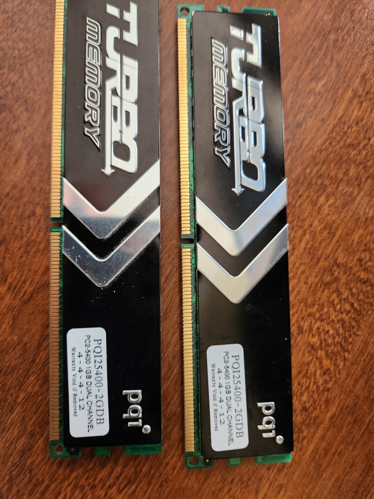 Turbo Memory PQI25400-2GDB 2X1GB DDR2 SDRAM 