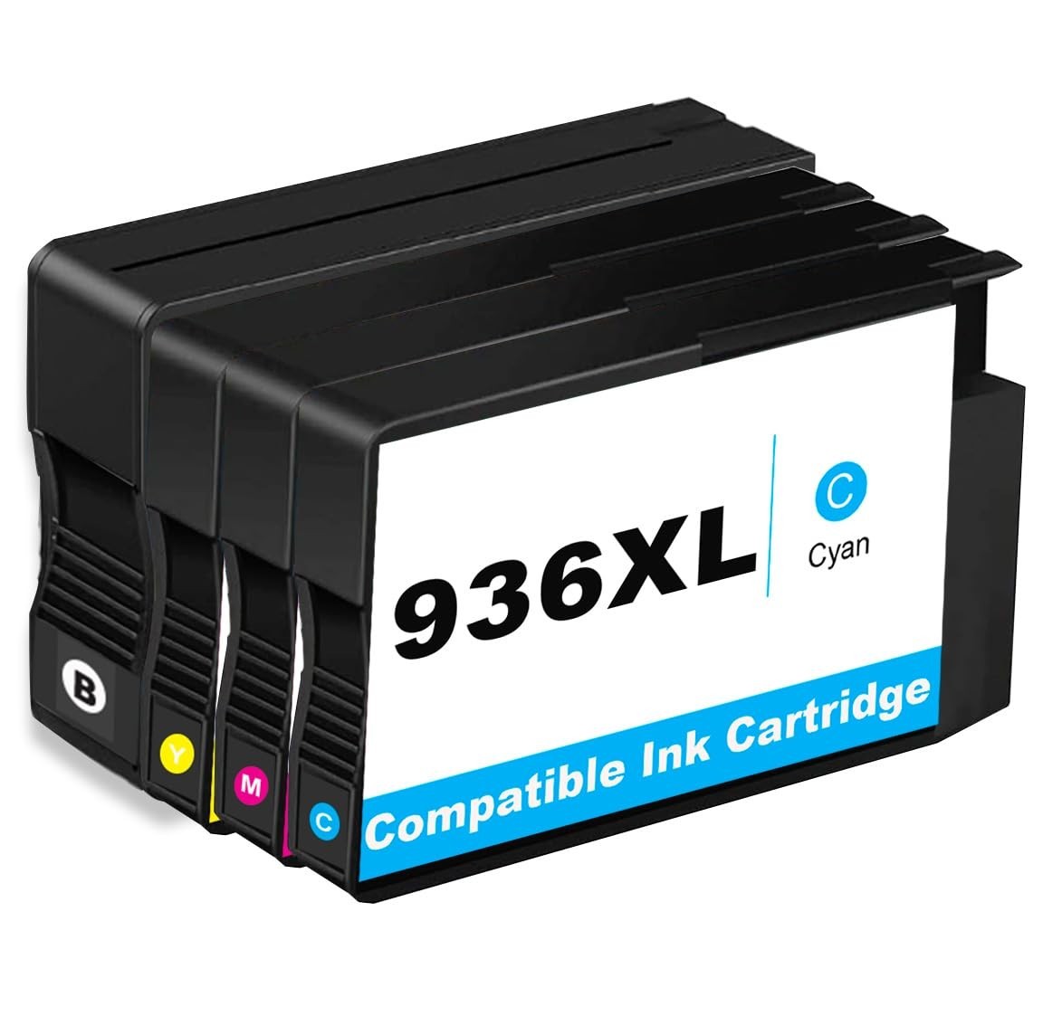 936XL 936e Ink Cartridges 4 Pack for HP OfficeJet Pro 9120e 9730e