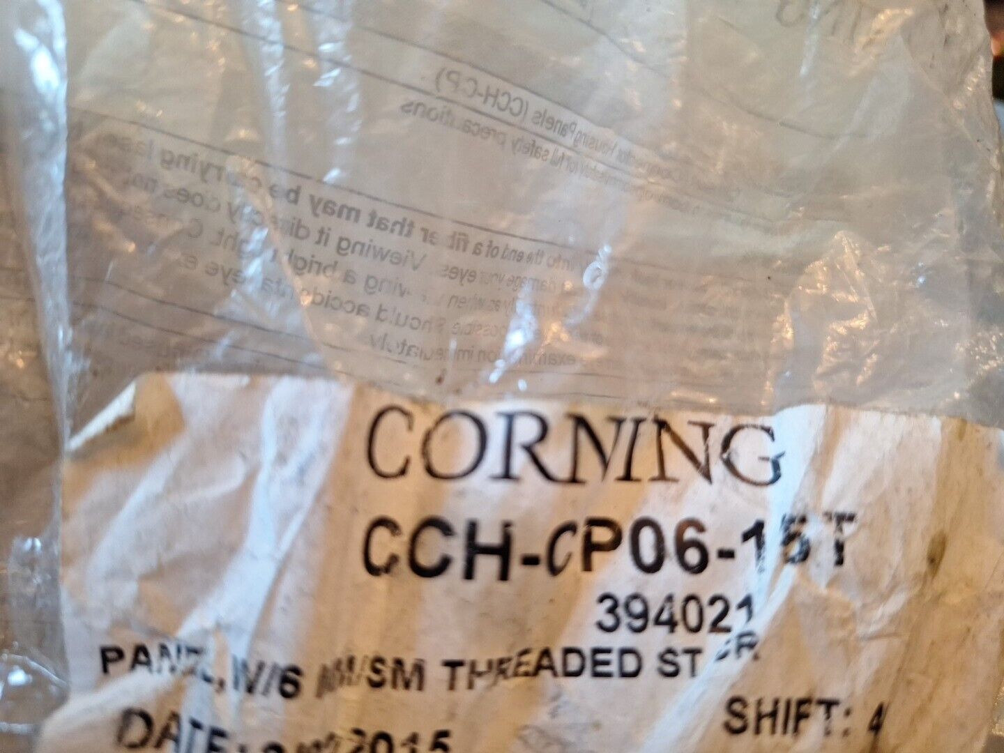 Corning CCH-CP06-15T Closet Connector Housing ST 6-fibers OM1