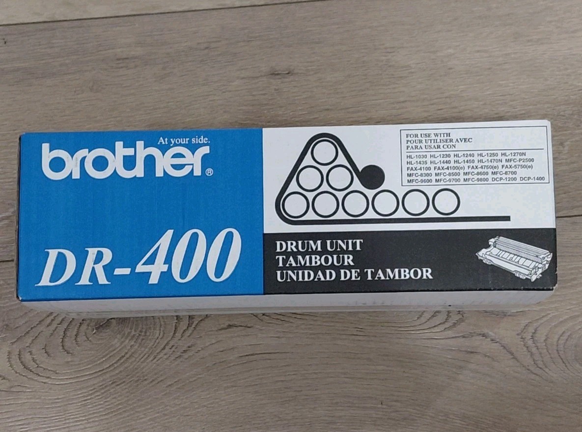 Genuine OEM Brother DR-400 Drum Unit HL-1240 MFC-8600 NEW Sealed Box