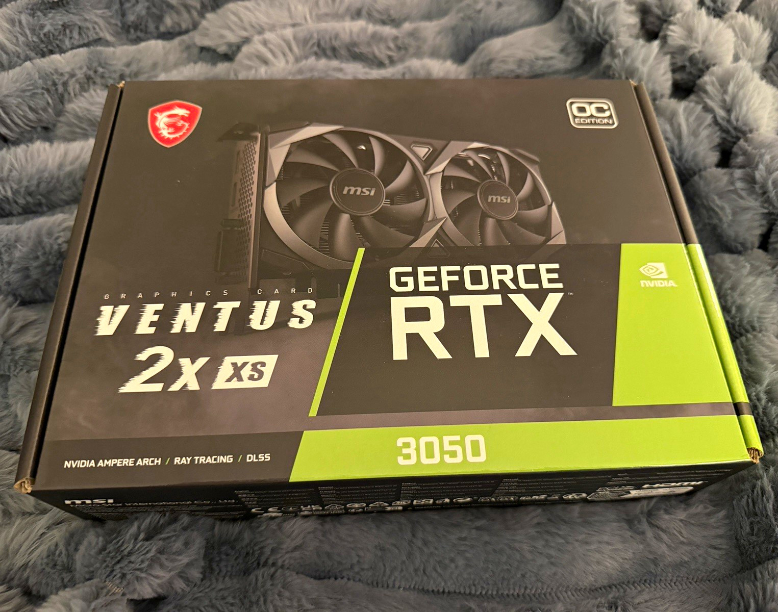 MSI GeForce RTX 3050 VENTUS 2X XS Ray Tracing PCIe x16 Graphics Card