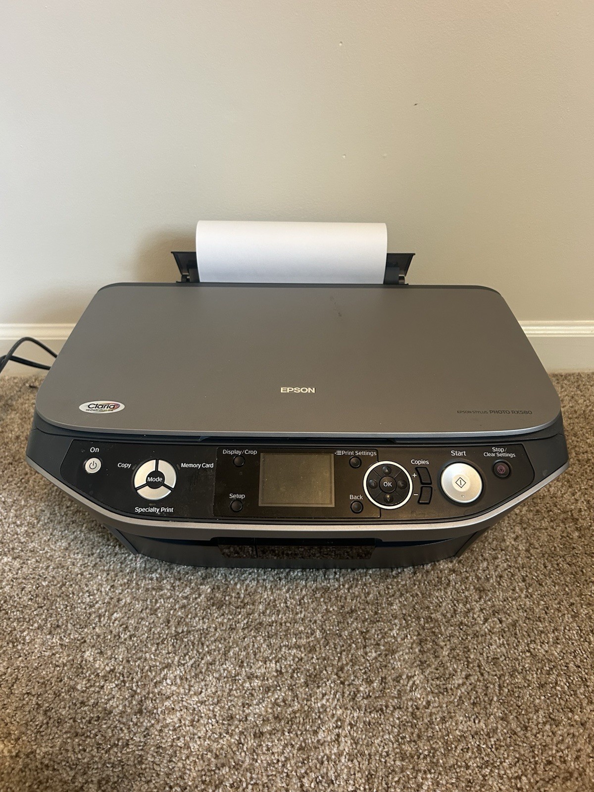 Epson Stylus Photo RX580 All-In-One Inkjet Printer With Ink Cartridges Bundle