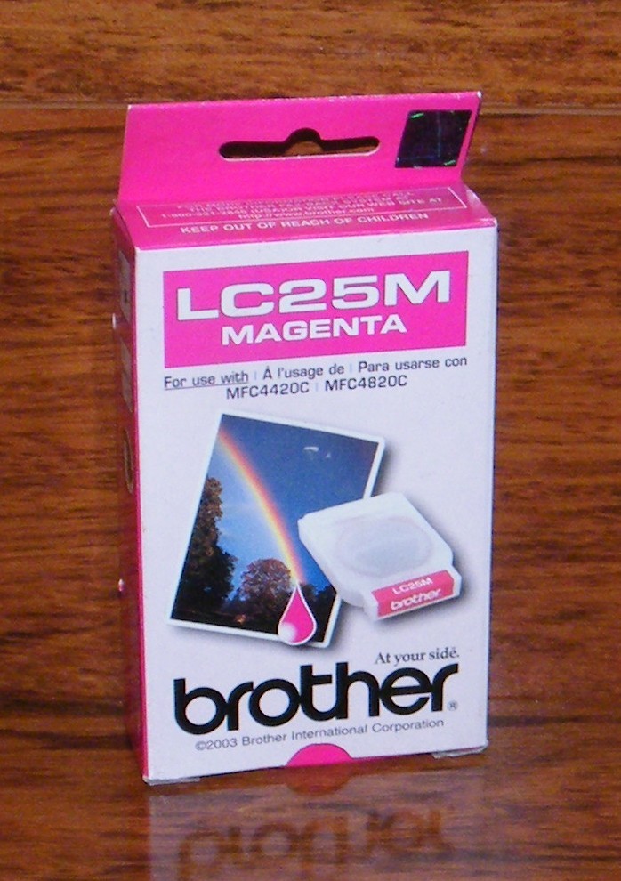 Brother LC25M MFC4420C / 4820C Magenta Ink Cartridge (400 Pages) Sealed *EXPIRED