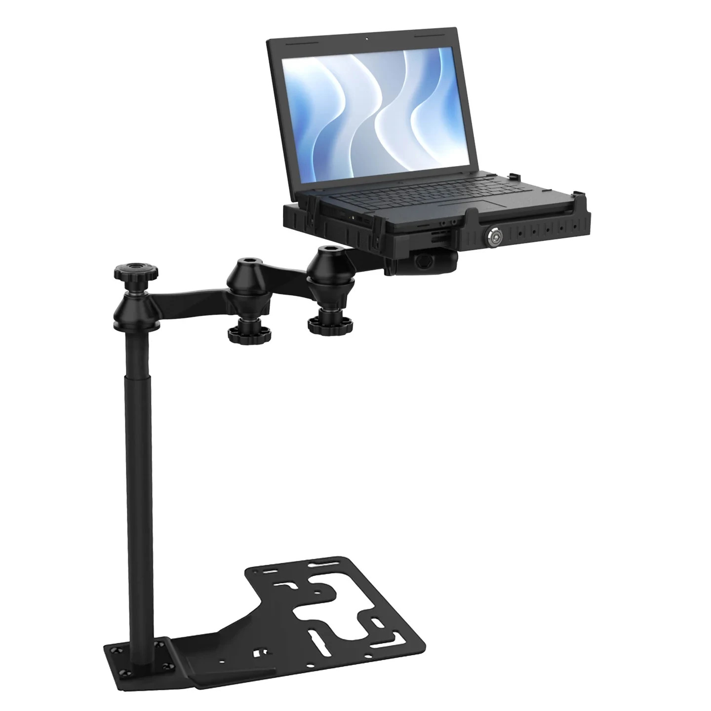 RAM Locking Laptop Mount for Large Commercial Semi-Trucks RAM-VB-168-SW3