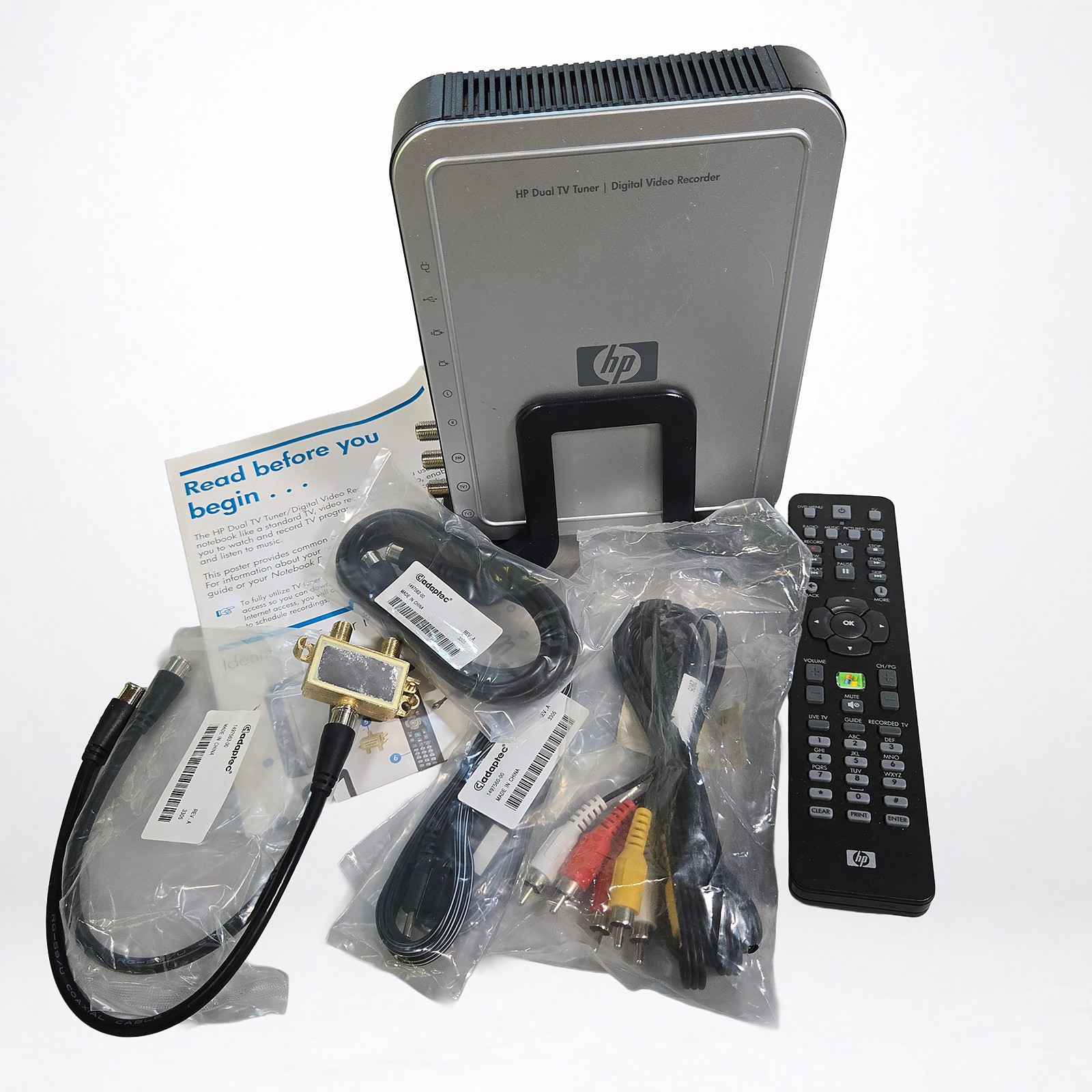 HP AVC-3610 Dual TV Tuner Digital Video Recorder Vintage Untested Incomplete
