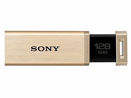 Sony USB3.0 corresponding USB Memory 128GB Gold cap Les USM128GQXN NEW