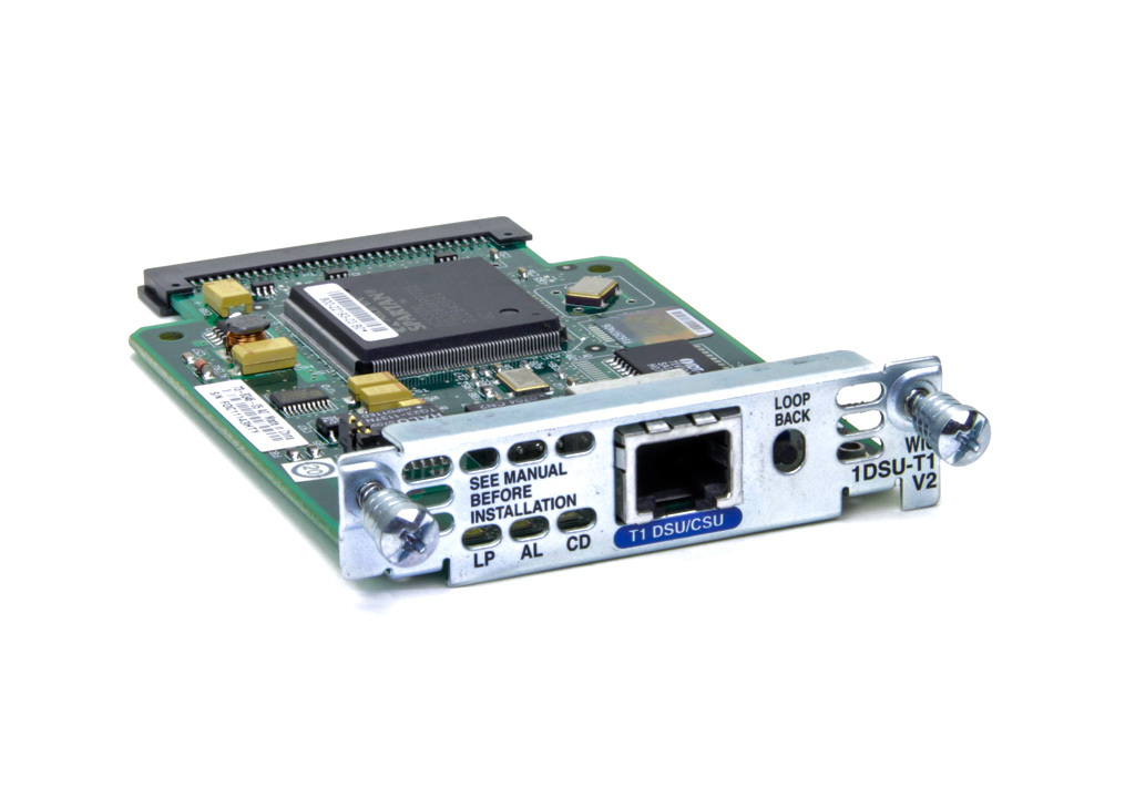Cisco WIC-1DSU-T1/V2 1 Port WAN Interface Card for Router Integrated  DSU/CSU T1