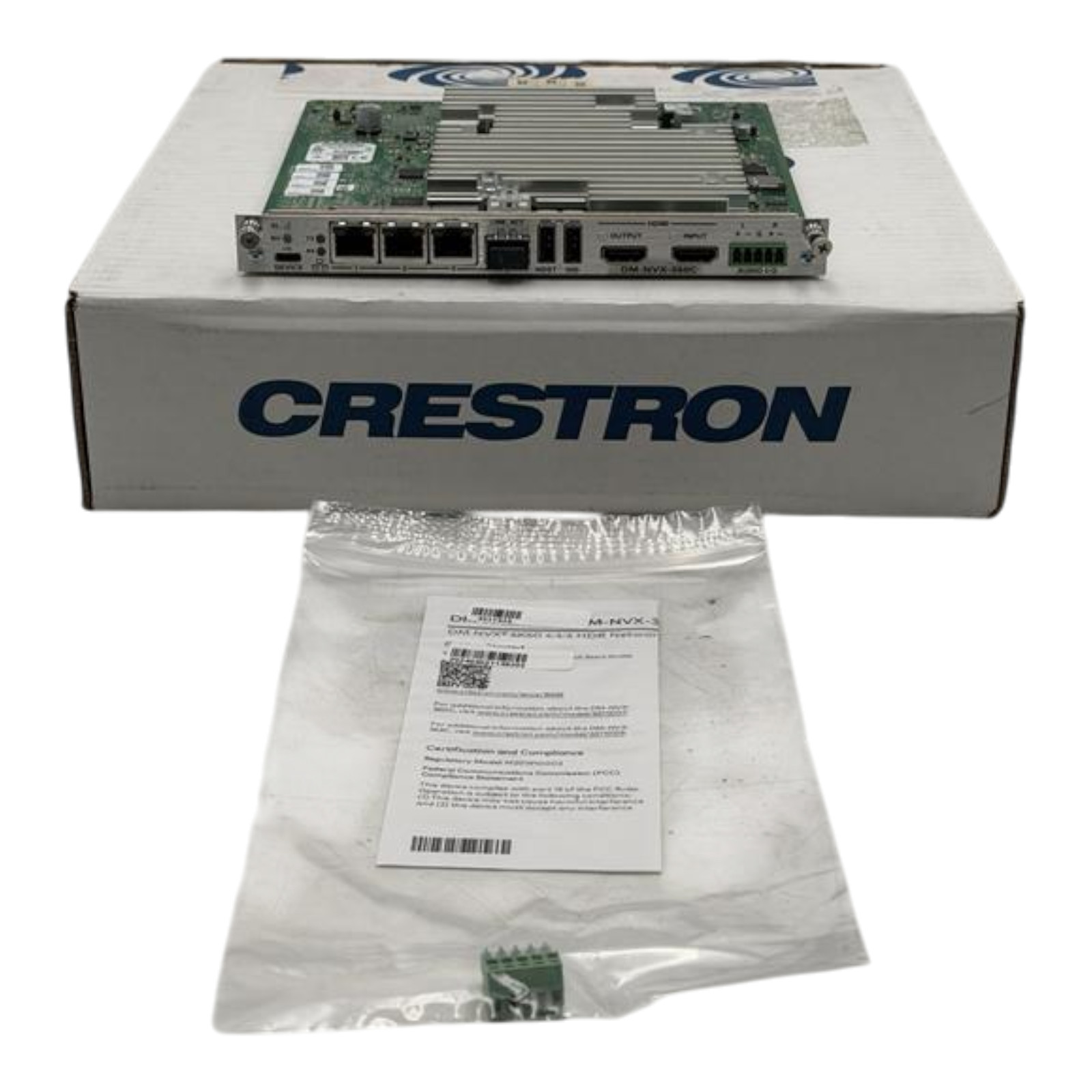 NEW Crestron DM-NVX-360C 4K60 4:4:4 HDR AV Over IP Network Video Encoder Card