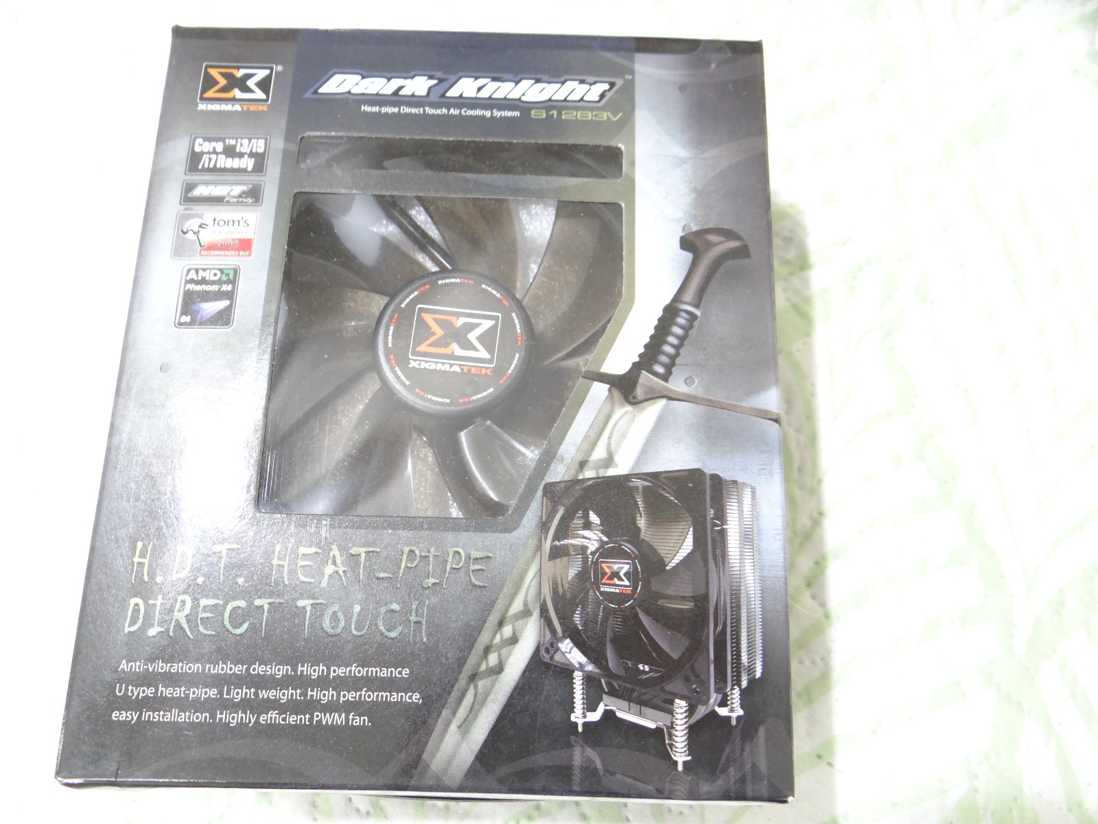 Xigmatek Gaia Heat-pipe Direct Touch Air Cooling System S1283V CPU Fan