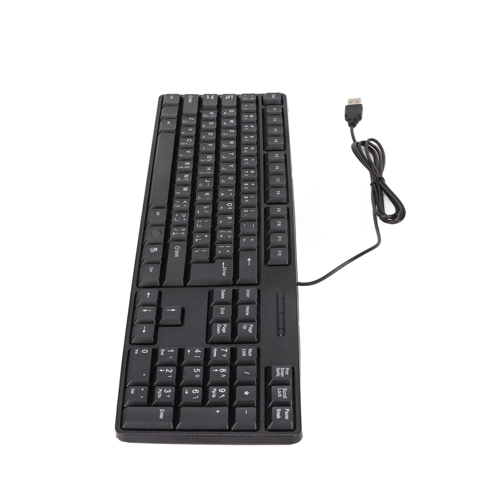 Arabic Keyboard Clear Characters 104 Keys USB Interface Office Keyboard ZXS