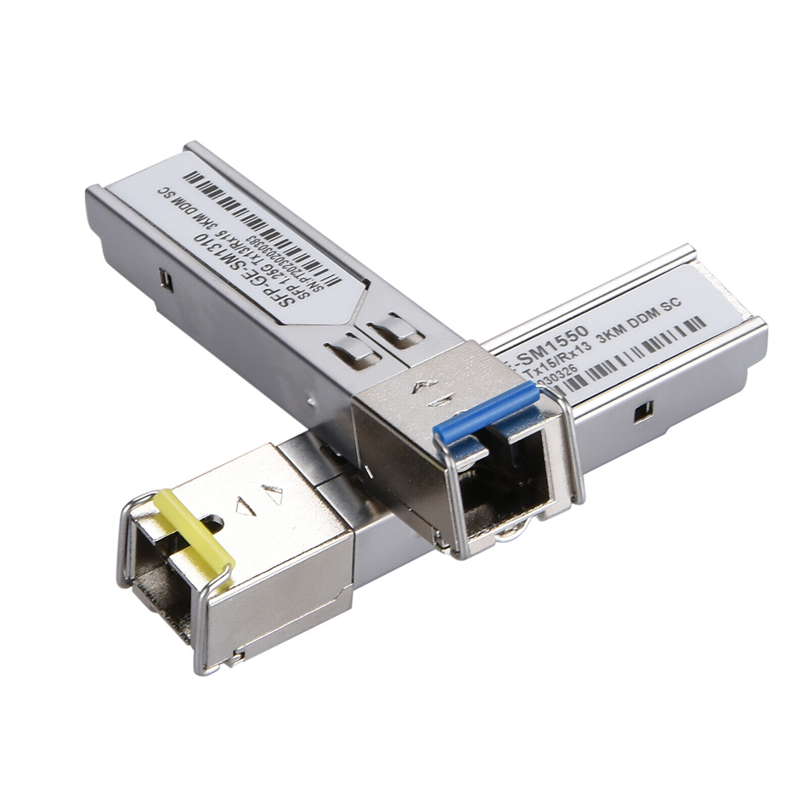 2Pack 1.25Gb/s 3KM SC Connector Single-Mode Fiber Transceiver Module SFP-BX03-D