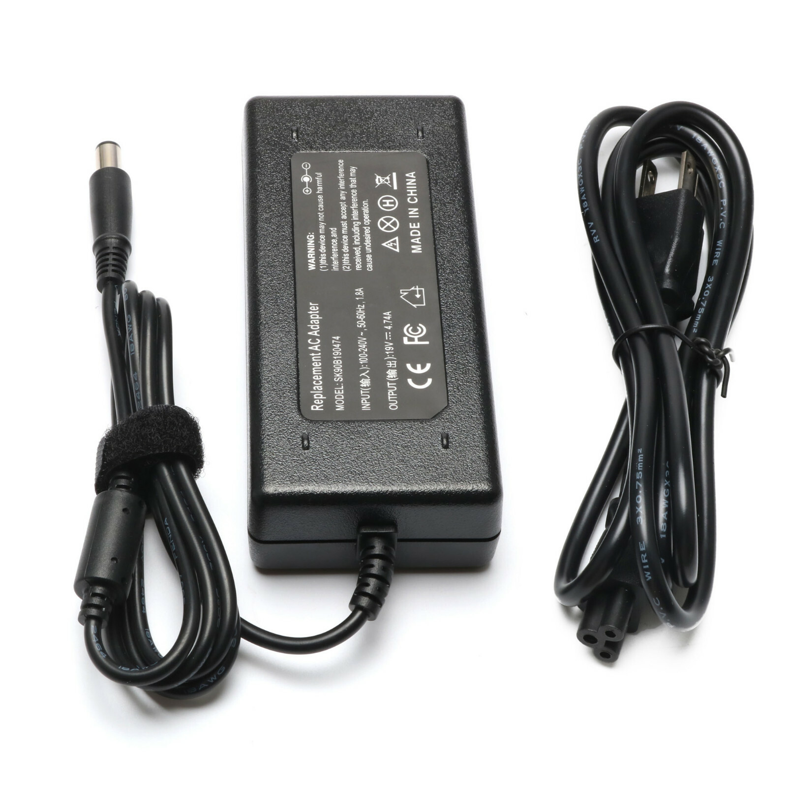 90W AC Adapter Charger for HP Pavilion DV7 DV7-3085DX DV7-3080US DV7-3080