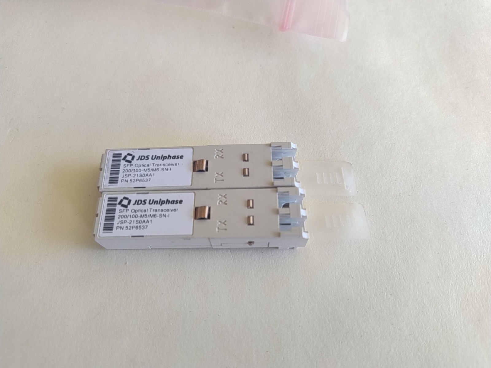 JDS UNIPHASE 52P6537 OPTICAL TRANSCEIVERS 2 PCS