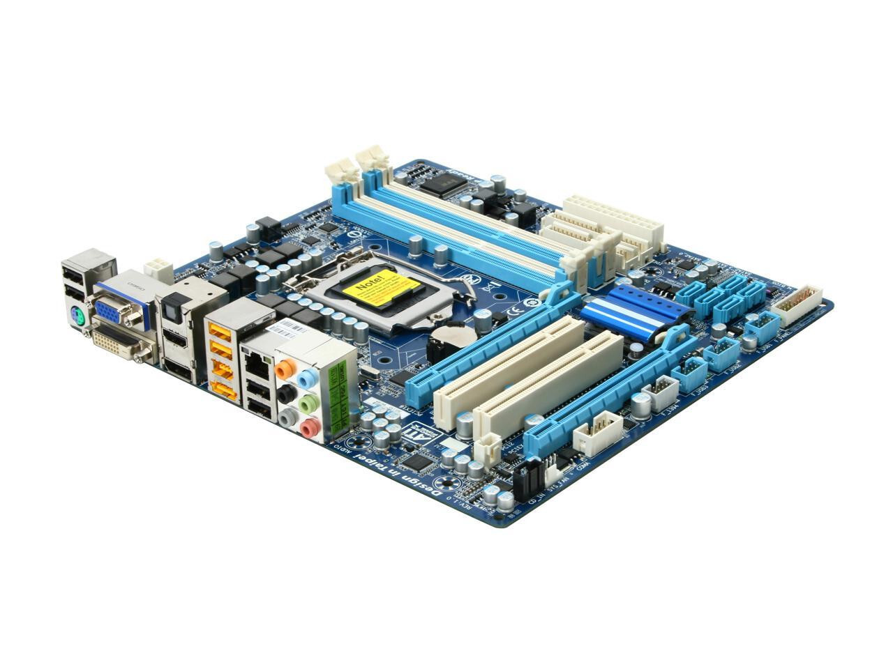 GIGABYTE GA-H55M-UD2H Rev 1.3 Intel H55 LGA 1156 HDMI mATX Motherboard