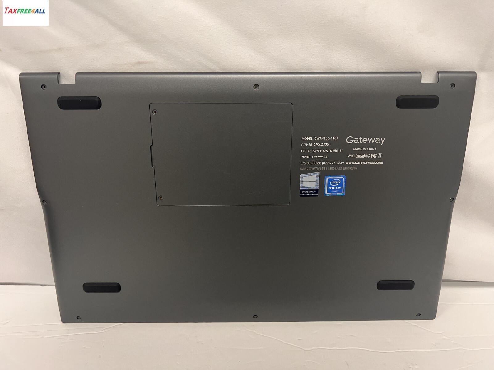 GENUINE Gateway ultra slim notebook GWTN156-11BK Bottom Cover