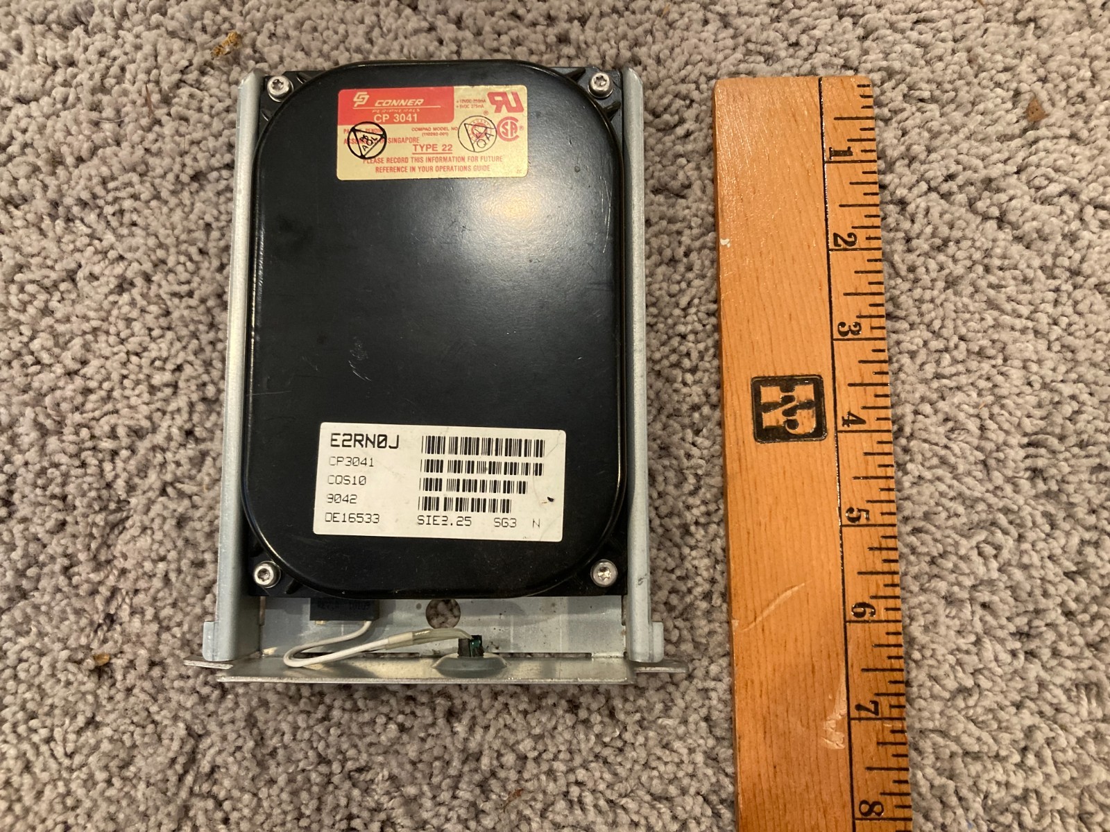 Conner CP3041 212MB 3.5IN IDE / PATA 40-Pin. Internal Desktop HDD UNTESTED
