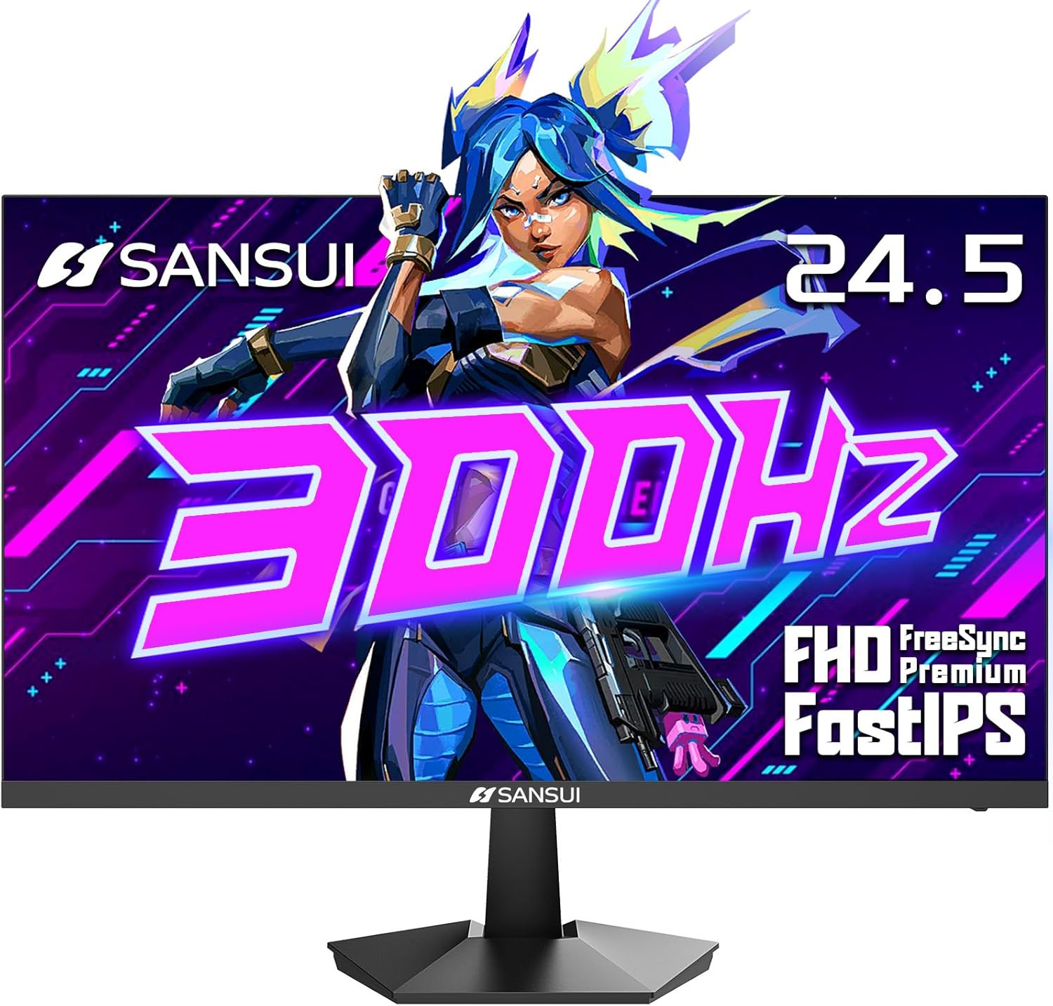 24.5" Gaming Monitor 300Hz FHD 1ms HDR FreeSync - ES-G25X1 PRO