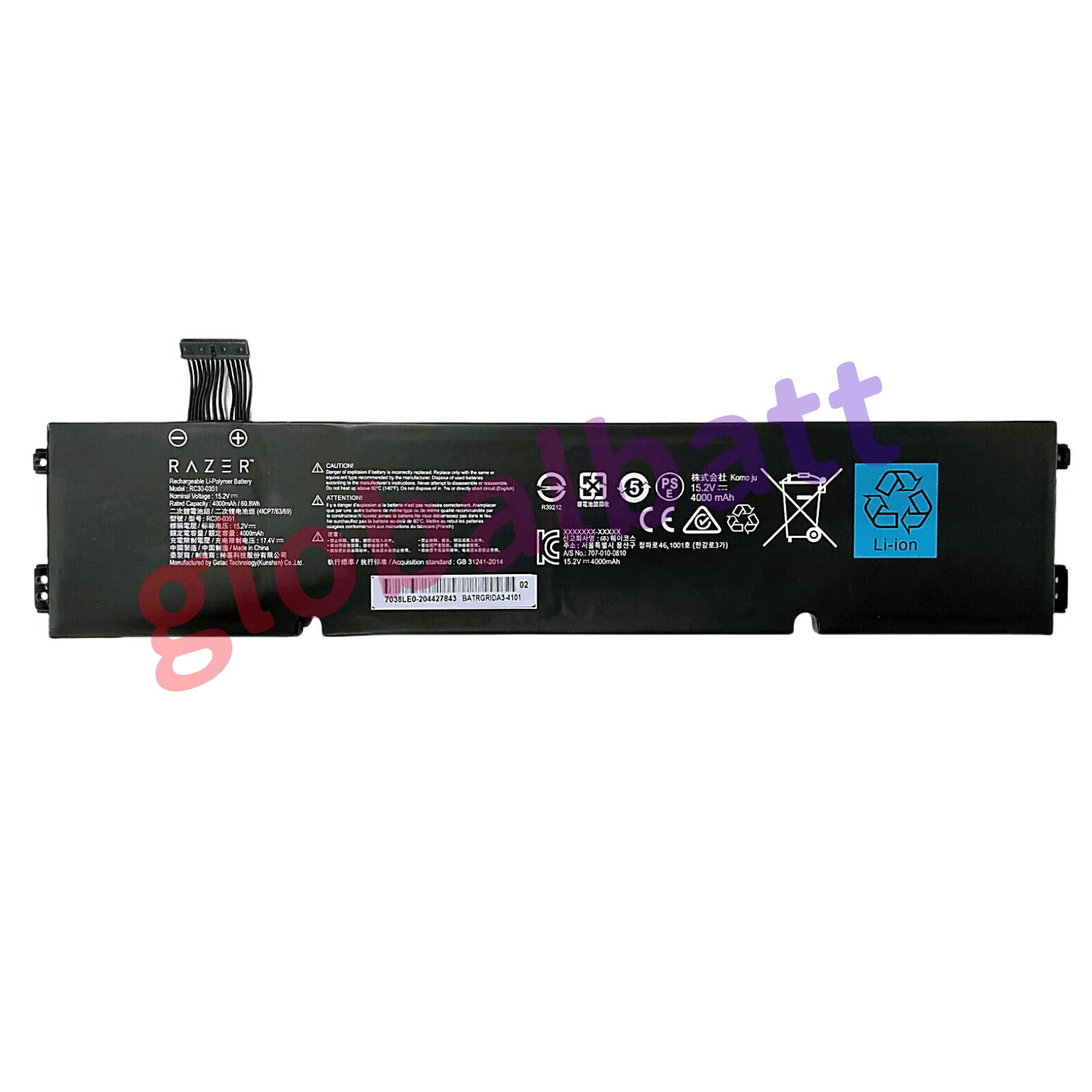 New OEM Genuine RC30-0351 Battery For Razer Blade 15 Base Gaming RZ09-0351 60.8W