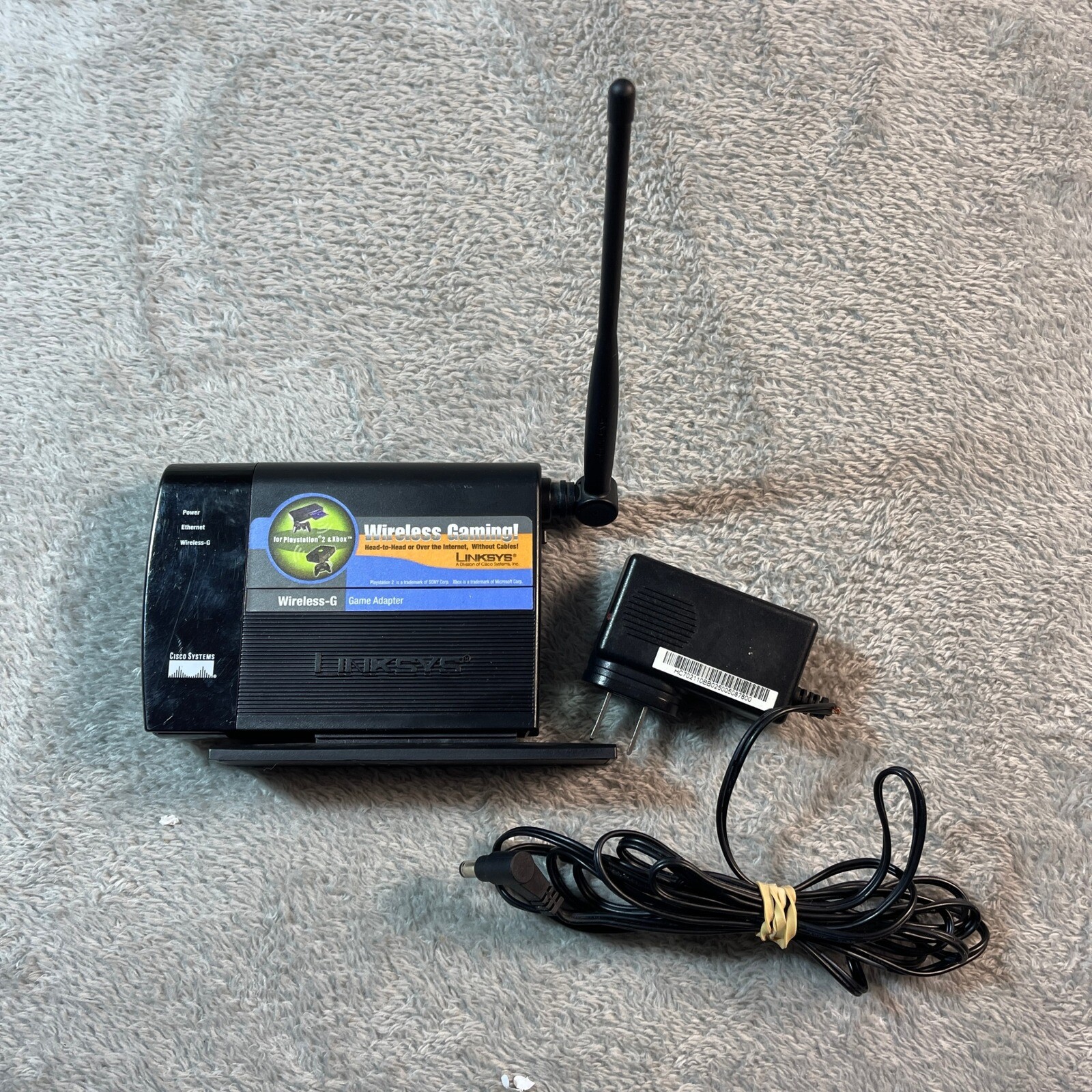 Linksys Wireless-G Game Adapter WGA54G Gaming Adapter for Playstation 2 & Xbox
