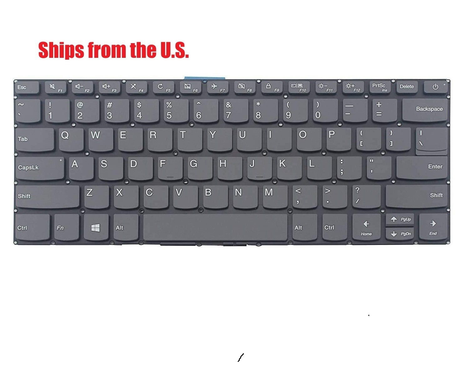 For Lenovo Ideapad S145-14API Type 81UV US Non-Backlit Keyboard New Original