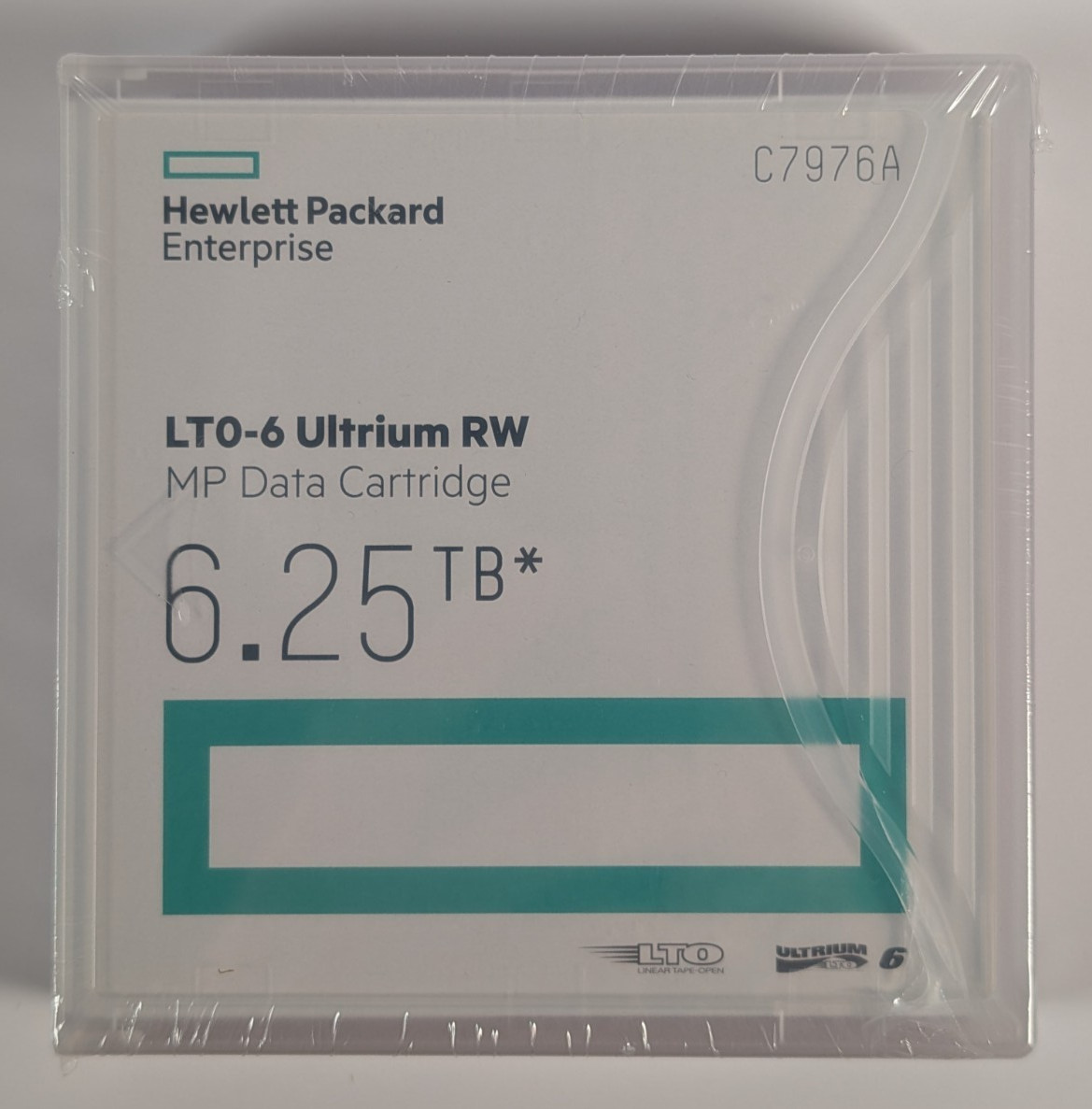 HP Enterprise LTO-6 Ultrium RW 6.25TB MP Data Cartridge | C7976A (NIB, Sealed)