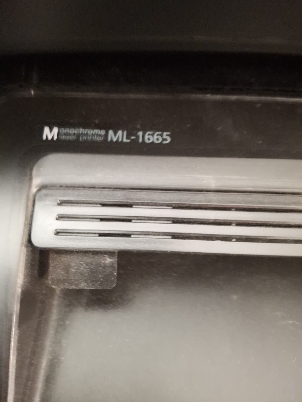 Samsung ML-1665 Desktop B&W Laser Printer Tested Working Needs Toner W/ Cable