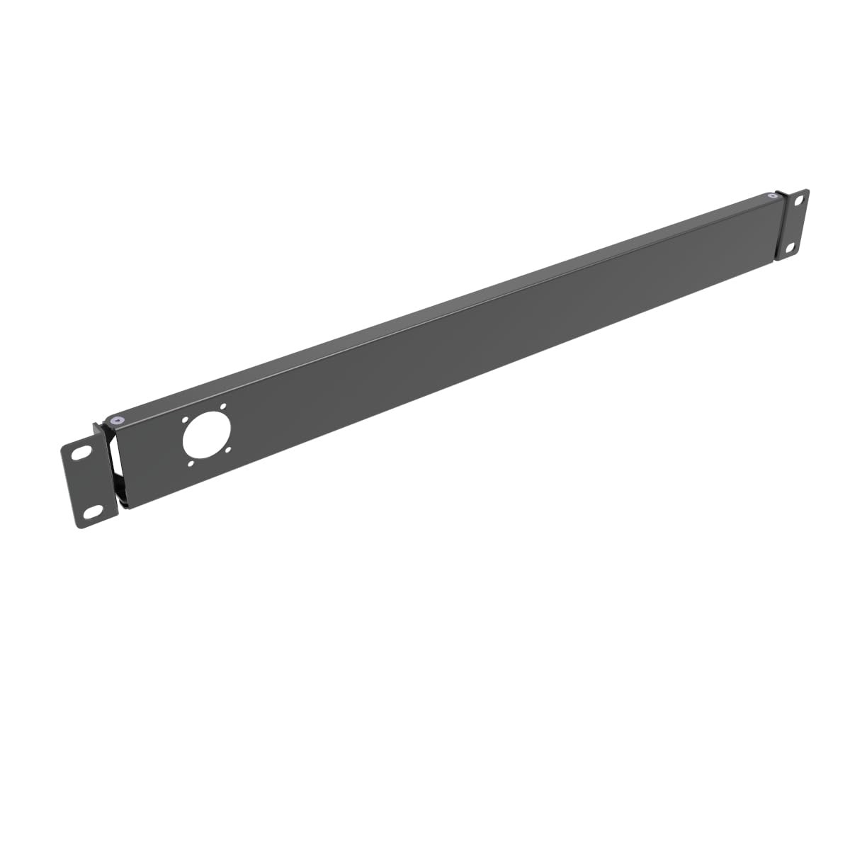 1U Hinged 1-D Series XLR HDMI Audio Rack Mount Panel 19 inches