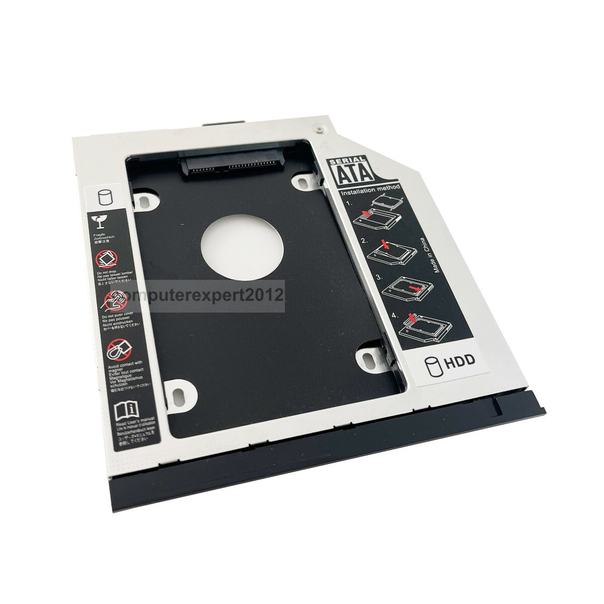 Bezel 2nd 2.5 HDD SSD Hard Drive Caddy for Lenovo ThinkPad P70 P71 swap DVD ODD
