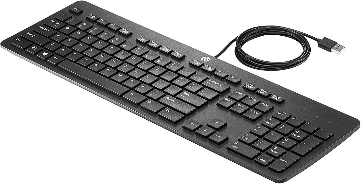 Genuine HP OEM USB Wired Keyboard KU1469 SK2120, 803181-001
